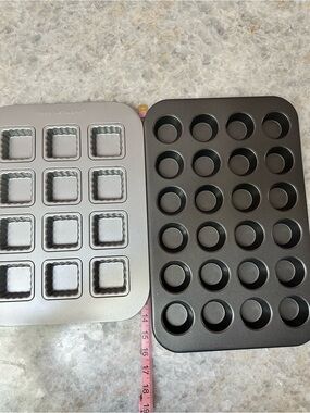 Mini Muffins and Food Network Mini Brownies Trays